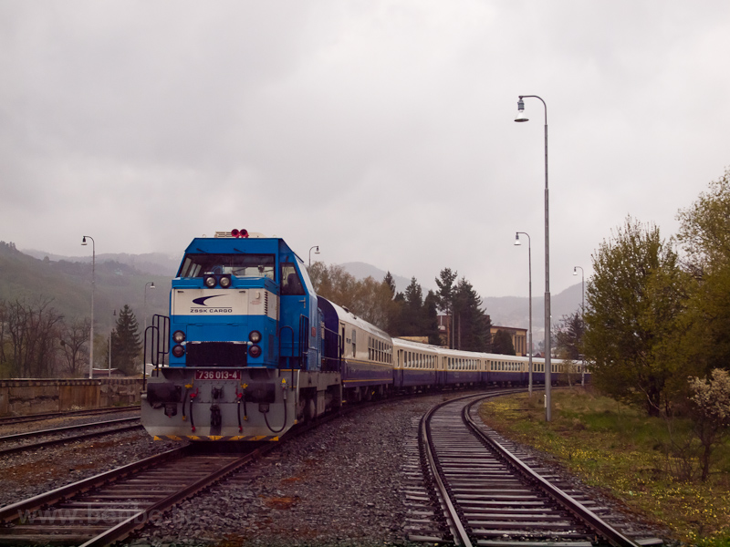 A ŽSSK 736 013-4 Bansk Štiavnica llomson fot