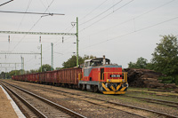 A MÁV-Start 478 314 tolatós tehervonattal Miskolc-Gömöri pályaudvaron
