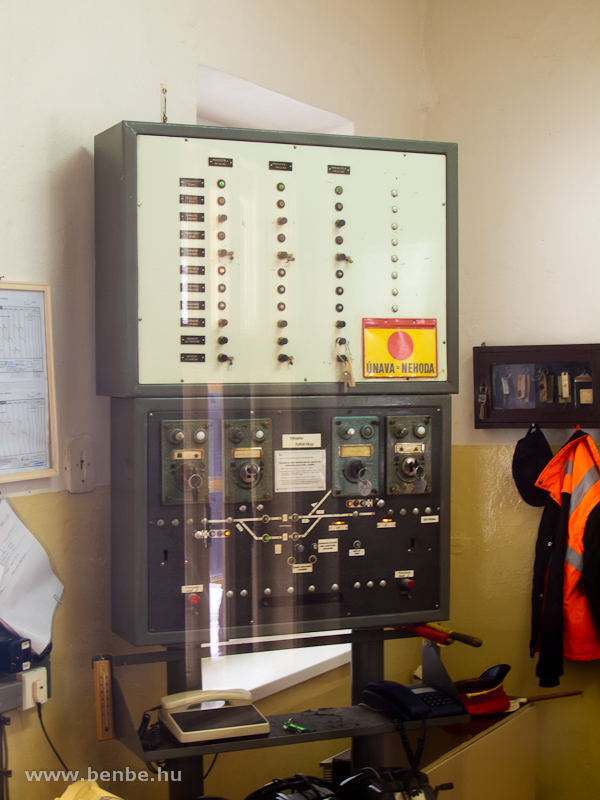 Safety system in operation at Felsőhgi (Vysn Hgy, Slovakia) of the Tatra Electric Railways photo