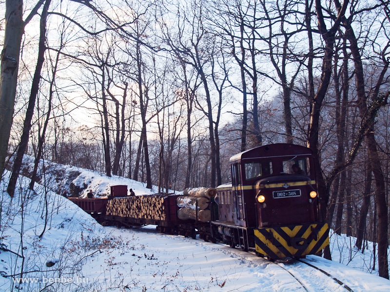 D02-508 tehervonattal Puska fotó