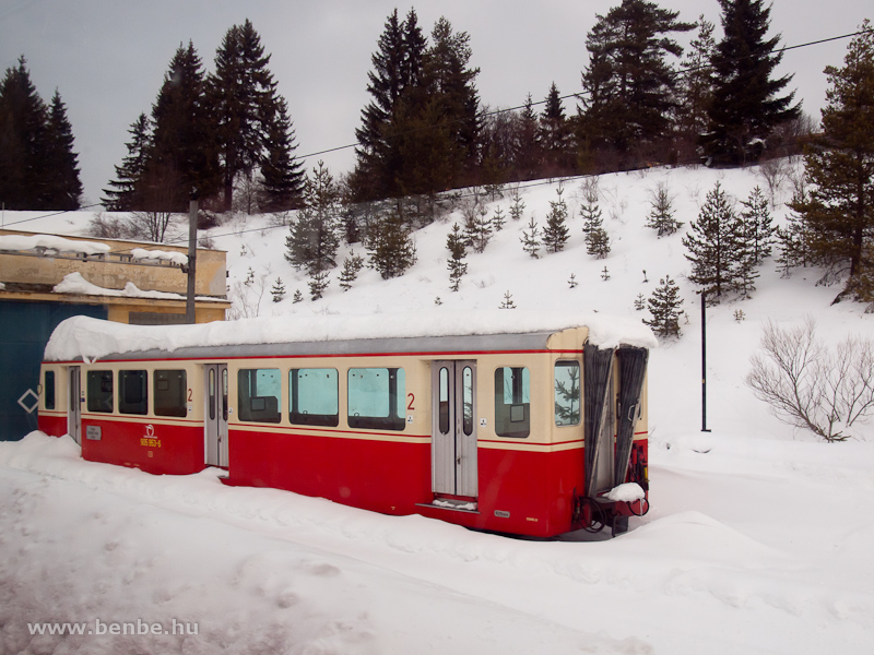 A 905 953-6 plyaszm fogaskerekű vezrlőkocsi Csorba llomson (Štrba, Szlovkia) fot