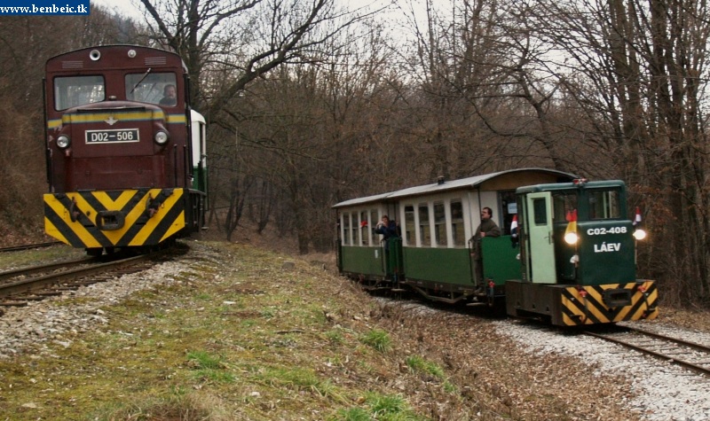 The D02-506 and C02-408 together near Paprgyr photo