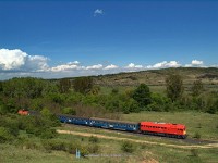 The M62 224 on the closed Bicske-Szkesfehrvr line near the Pkozd quad track