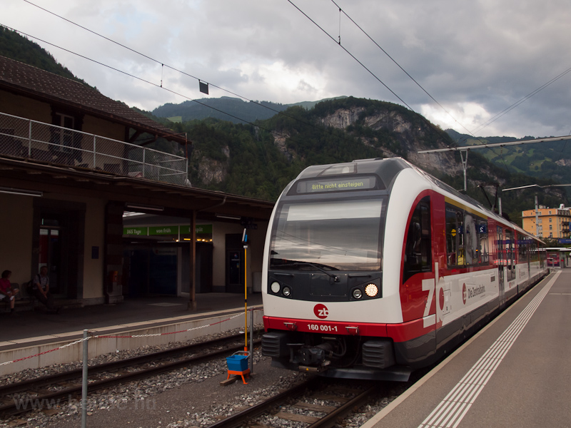 The Zentralbahn ABeh 160 001-1 seen at Meiringen photo