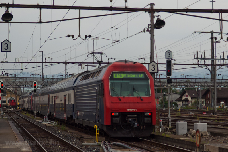 A SBB Re 450 075-7 Rapperswil llomson fot