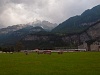 An unidentified Zentralbahn ABeh 160  seen between Meiringen and Unterbach