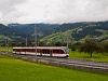 The Zentralbahn 130 003-7 <q>Spatz</q> seen between Giswil and Ewil Maxon