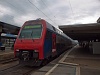 An unidentified SBB Re 450 double-decker driving trailer seen at Rapperswil