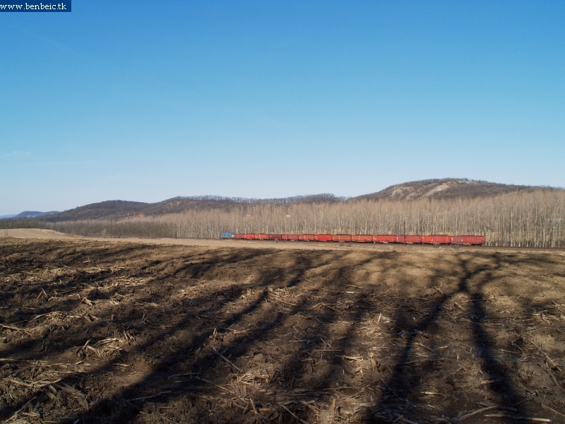 A V43 with a freight train near Szrliget photo