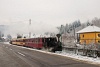 The ČHŽ U34 804 seen between Čierny Balog and Vydrovo Skanzen