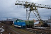 The UT 84 3477-6 seen between Radauti and Dornesti on the broad-gauge track of an industrial park