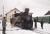 A CFF Moldovita / Mocanita Hutulca 764 431 <q>Bucovina</q> Moldovita állomáson, fölkészítés közben, a fűtőházban