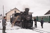 The CFF Moldovita / Mocanita Hutulca 764 431 <q>Bucovina</q> seen at Moldovita station, during its preparation for the day at the depot