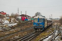 The CFR Calatori 62 0539-2 seen between Vadul-Siret and Dornesti