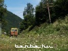 A track maintenance vehicle between Viseu de Jos and Valea Viselui