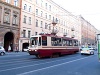Locally made tram at Saint Petersburg