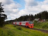 The RŽD DT1 009 seen between Razyezd 144 km and Luga as a Pskov to St Petersburg <q>RegionalExpress</q>