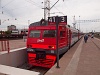 The RŽD ET2M 111 seen at Tver