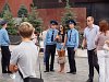 Policemen near the mausoleum of Lenin