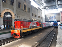 The RŽD ЧМЭ3-6729 at Moscow Kazansky station