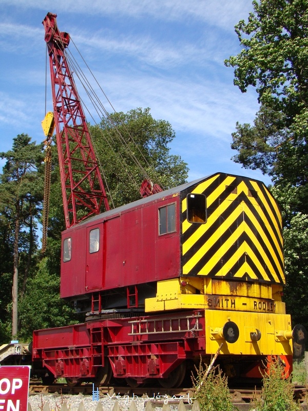 A railway crane at the Banchory exhibition photo