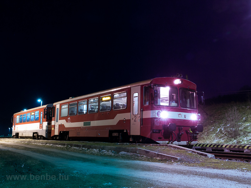 A ŽSSK 812 044-0 Nlepkovo llomson a Margitfalva-Vereskő vonalon fot