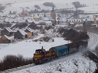 The ŽSSKC 731 053-5 seen between Nižn Ružbachy (Alszg) and Forbasy (Poprdfalu)