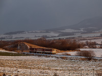 ŽSSK 812 sorozatú motorvonat Lada és Kapušany pri Prešove között a homonnai vonalon