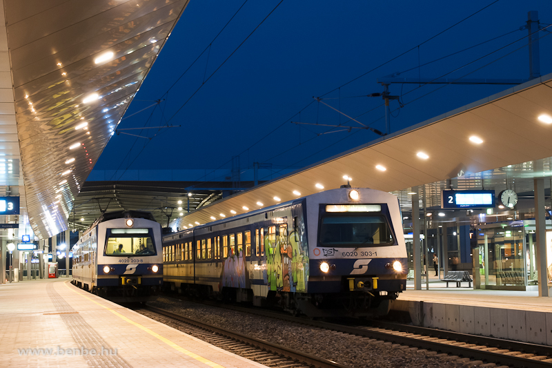 The BB 4020 203-8 and 6020 303-1 at Praterstern photo