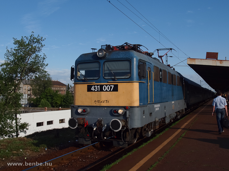 A 431 007, az utols Krupp-mozdony Zuglban fot
