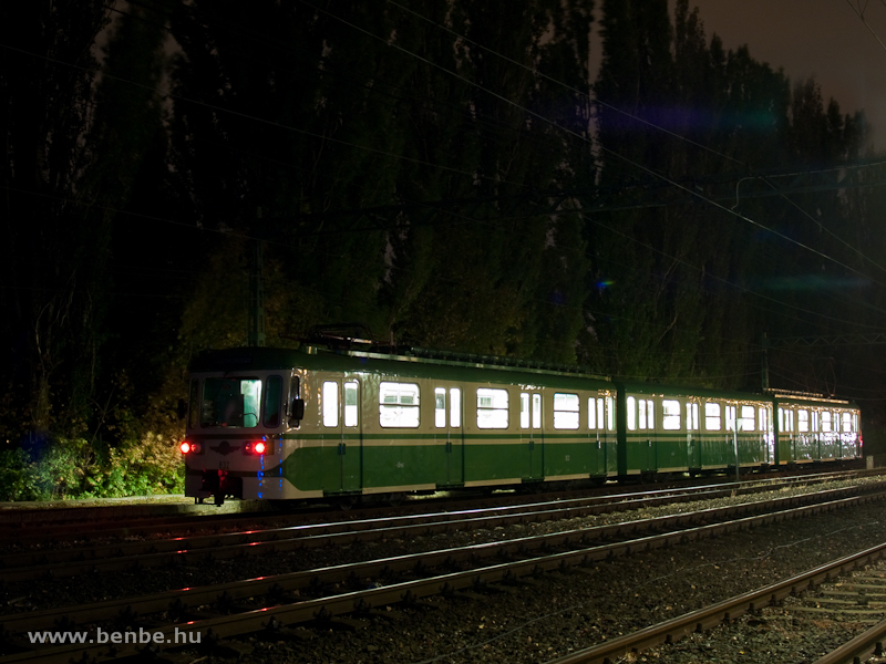 The retro MIX/A suburban electric trainset is seen at -Bks photo