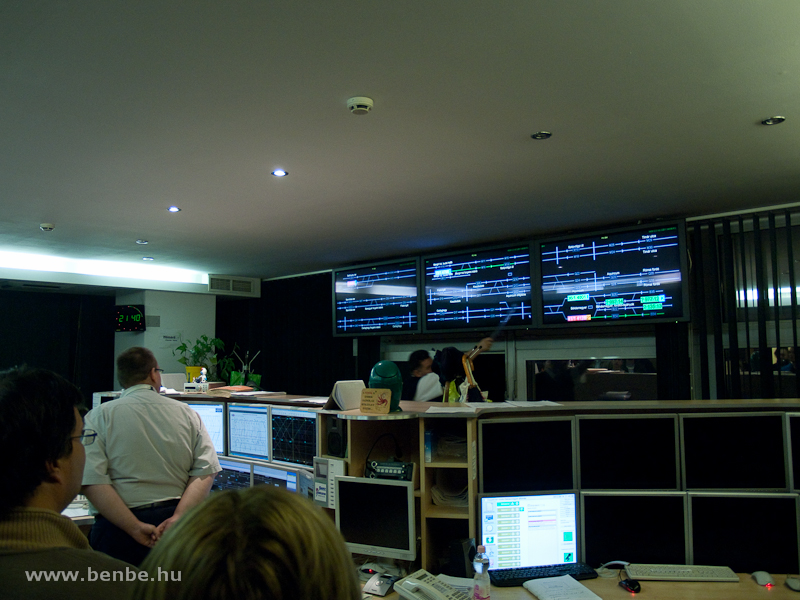 The train control room at Bksmegyer photo
