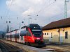 Az ÖBB 4124 030-0 pályaszámú Talent motorvonata érkezett Vulkapordány állomásra (Wulkaprodersdorf, Ausztria)