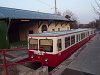 A budapesti fogaskerekű vasút 63-as vezérlőkocsija Széchenyi-hegy állomáson