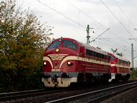 Az M61 020 és az M61 001 a Ferencváros és KÖKI közötti összekötő vasútvonalon