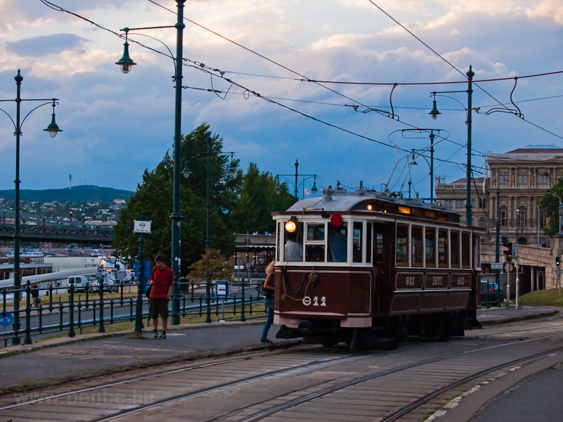 Historic tramcar number 611 photo
