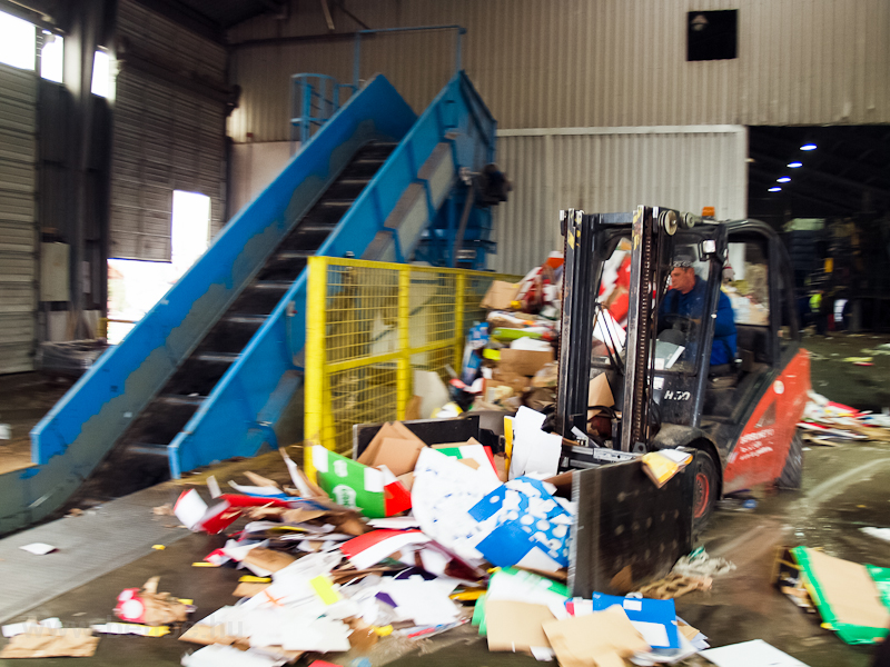 Paper recycling facility –  picture