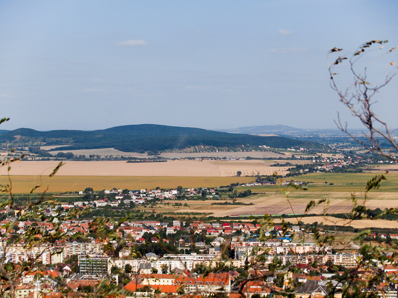 ŽSSK 163-assal tovbbtott szemlyvonat Borsi (Borša, Szlovkia) s Storaljajhely-Gyrtelep (Slovensk Nov Mesto, Szlovkia) kztt. A kp a Trianon Klvrirl kszlt, amelyet az elszaktott terletek s magyarok emlknek szenteltek.
 fot