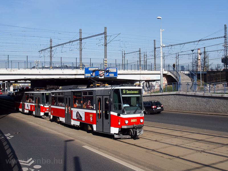The Tatra T6A2 tram number  photo
