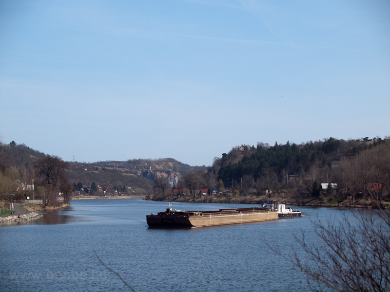 Barge on the Vltava photo