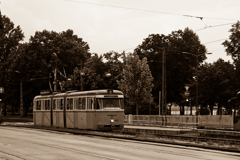 A Bengli historic tram on  photo