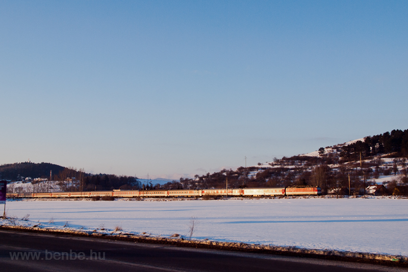 A fast train hauled by a &# photo