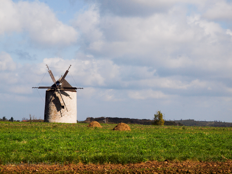 The old windmill at Tés photo
