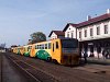 The ČD 814 100-4 regionova seen at Kladno