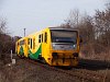 The ČD 914 056-7 regionova seen between Kladno and Unhošt'