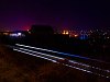 Light streaks above Eger