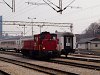 A 2 132 324 pályaszámú tolatómozdony Zágrábban
