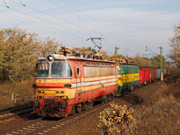The ZSSKC 240 093-5 seen hauling a private freight train between Vác-Alsóváros and Sződ-Sződliget