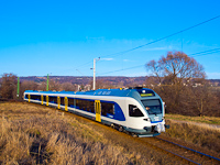 The new blue FLIRT of MV-START number 415 069 seen between Ftfrdő and Ftjfalu