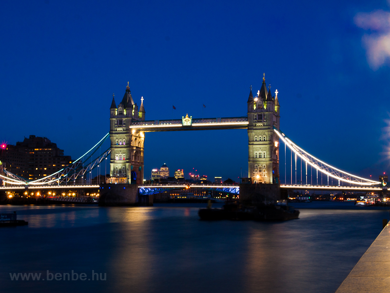 Tower Bridge in the blue hour photo